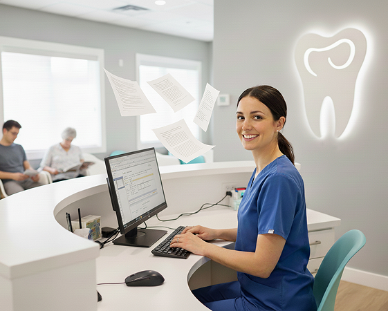 Wir erstellen Ihre Abrechnung online über Ihre Praxisverwaltungssoftware, damit Sie und Ihr Team wieder mehr Zeit für Ihre Patienten haben.